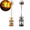 1:12 Dollhouse Miniature Ceiling Lamp Chandelier Led Wall Light Furniture Decor