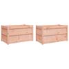 VidaXL Planters 2 Pcs Solid Douglas Wood 837466
