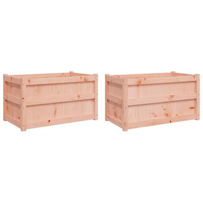 VidaXL Jardinières 2 pcs bois massif douglas 837466