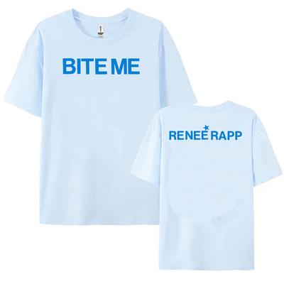 Reneé Rapp Bite Me T-shirt Short Sleeve Cotton O-neck Tshirts for Female Summer Casual 2025 NEW Album T Shirt Graphic Clothing
