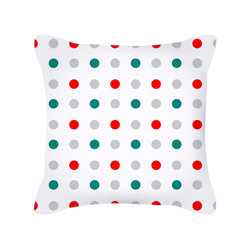 Nordic Red Geometric Love Valentine's Day Peach Skin Pillowcase Cushion New Home