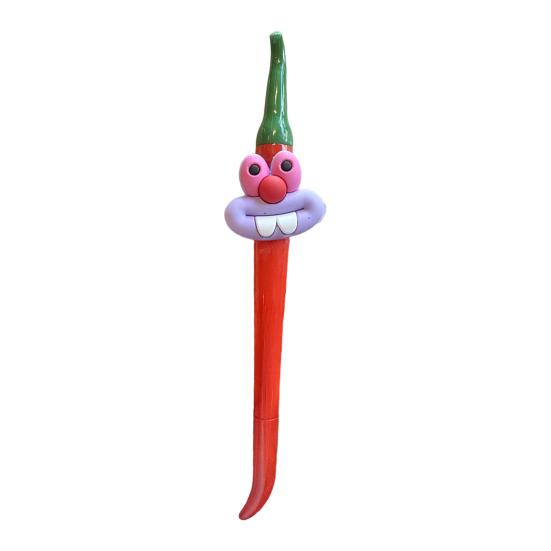 Cute Gel Pen Kids Cartoon Pepper Shape Ballpoint Pen Office