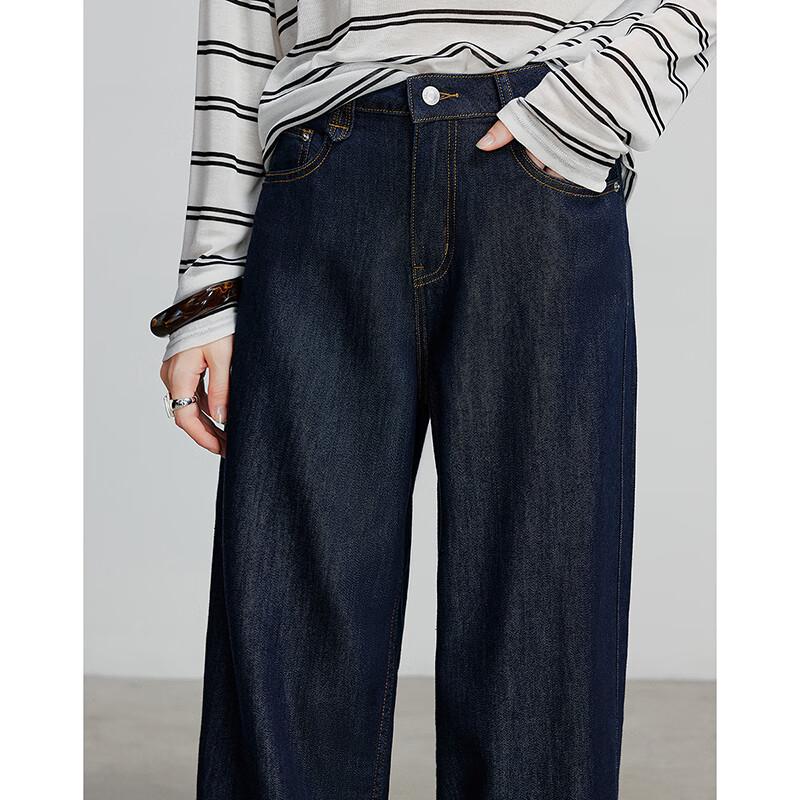 Chuyu 2025 Summer Acetate Lyocell Wide-Leg Jeans