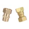 G1 / 2 direct head 1/2 inch male/female hexagonal brass faucet connector plumbing pipe joint connector fittings