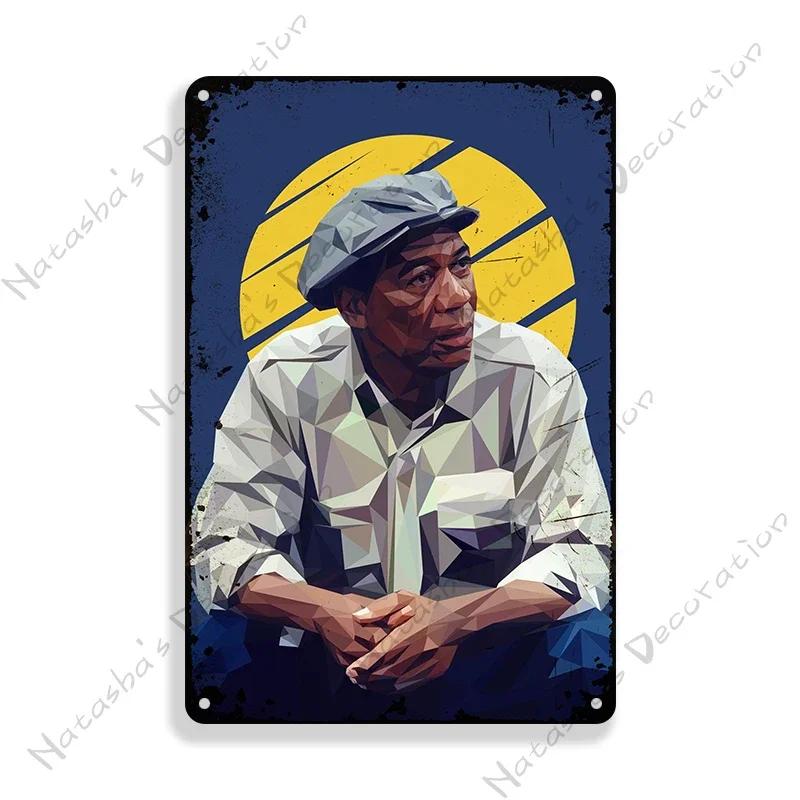1994 American Movie The Shawshank Redemption Wall Plate Vintage Metal Plaque Metal Tin Sign Home Club Metal Signs Wall Decor