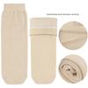 Long Prosthetic Stump Sock In Cotton Fabric With Stretch Opening for Prosthesis Users Home Use Commuting and Walking