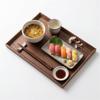 Smooth Polished Serving Plate Solid Wood Food Tray Practical Serving Tray  Kitchen Table