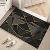 Tappeto Arazzo Geometrico Astratto Moderno 2D, Tappeto per Soggiorno Camera da Letto Divano Zerbino Decorazione, Tappetino Antiscivolo per Giochi per Bambini
