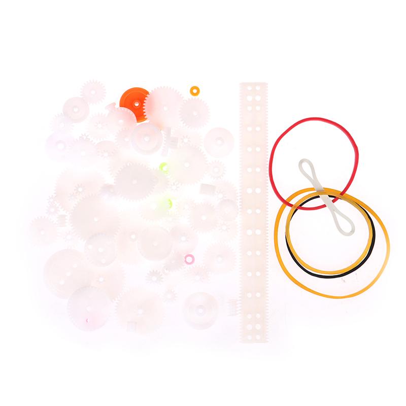 75 stk/parti Plast Tannstang Remskive Belte Snekkedrev Enkelt- og Dobbelgir