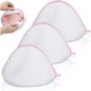 3 PCS Bra Washing Bags, Women Lingerie Bags Wash Large Bra Washing Bag Mesh Bras Washing Bag with Zipper for Laundry Machine Women Delicates