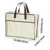 Non-Woven Fabric Clear Clothes Storage Bag Dustproof Blanket Bedding Handbag  Wardrobe