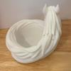 White Horse Key Bowl, 3D Printed Decorative Key Dish, Key Holder Bowl for Key And Jewelry Storage, Entrance Cabinet Desktop Organizer