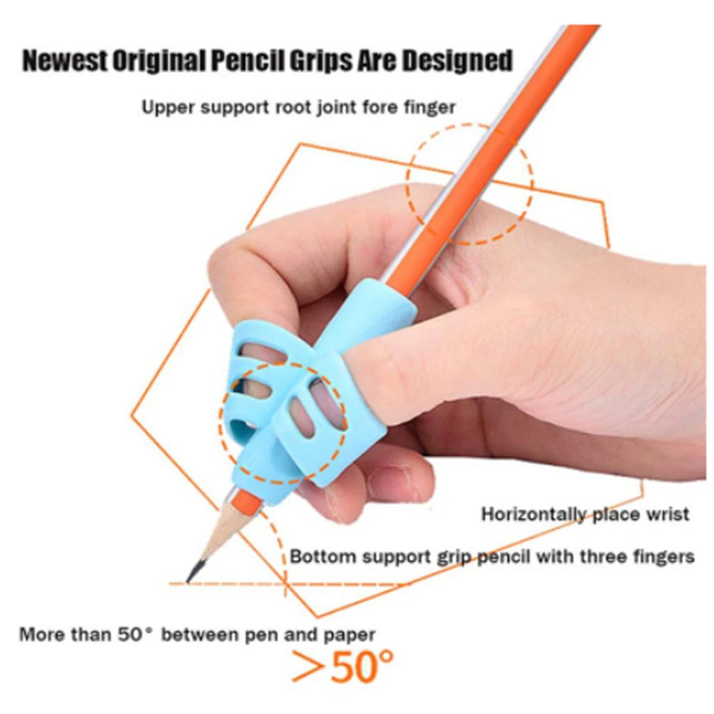 2-piece Set Of Early Childhood Education Baby Pen Grip Corrector Random