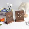 72 Holes Earring Holder Earring Organizer Earrings Display Stand Wood Earring Stands  Desktop Home