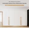 Solid Black Lengthening One Meter Cabinet Long Handle Modern Simple Lengthening Cabinet Door Handle