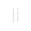 Gema Water Drop Shaped Asymmetrical Decoration Rhodium Plated Imitation Crystal Earrings Women Earrings Multicolor 5656430