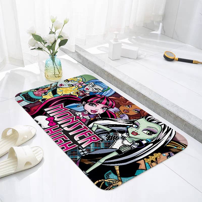 Anime-E-MonsterS Floor Mats Home Laundry Rug Carpet For Living Room Decor Lounge Area Anti-slip Foot Mat Entrance Doormat