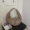 IELGY Ladies Dumpling Bag Large Capacity Commuter Shoulder Cloud Pleated Messenger Bag
