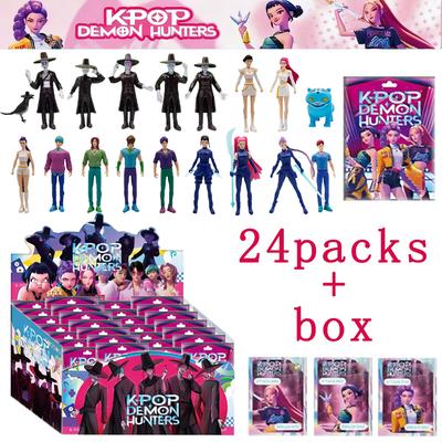 YENİ Kpop İblis Avcıları Figür Çizgi Film Avcılar Kaplan Rumi/Mira/Zoey Aksiyon Figürü PVC Masaüstü Dekorasyonu Model Bebek Oyuncak Çocuk Hediyesi