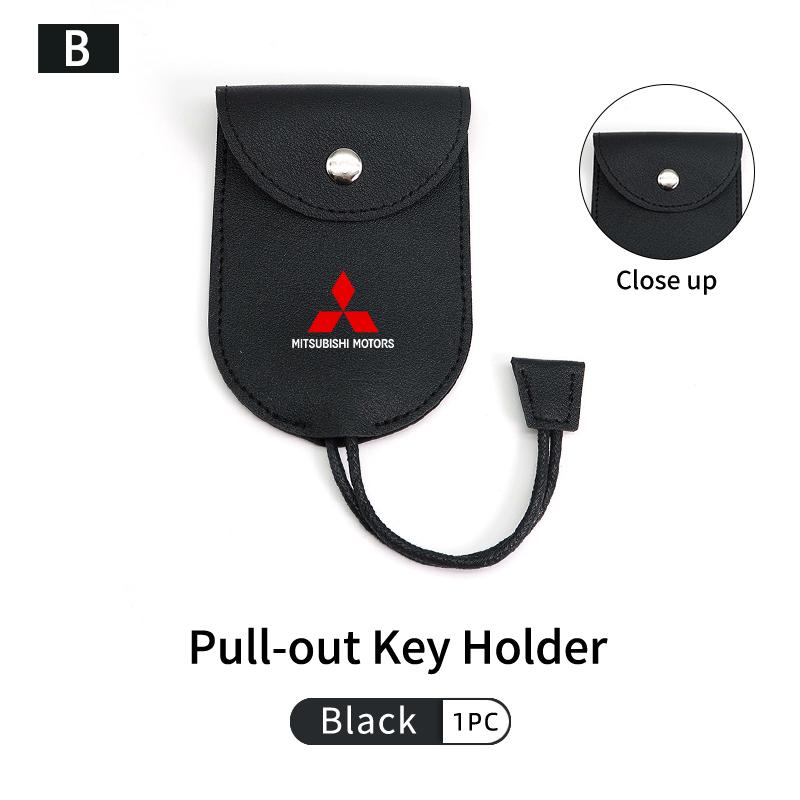Car Key Bag Storage Tidying Creative Fashion Keychain Storage Accessories For Mitsubishi Outlander Lancer L200 ASX Pajero