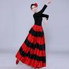Spanish Bull Dance Skirt Belly Dance Skirt Big Swing Flamenco Skirt Spanish Folk Costume for Mexico Ballet Folklorico