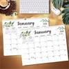 English Calendar For 18 Months, And Creative Desktop Planner