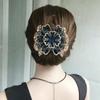 New Women Elegant Hair Accessories Barrettes Headband Crystal Hairpin Flower Hair Clip