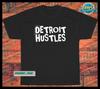 New Detroit Hustles Harder Logo American Funny T Shirt SIZE S-5XL Unisex T-Shirt