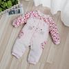 Thickened Long Crawling Clothes for Infants and Toddlers - Autumn and Winter Cotton-Padded