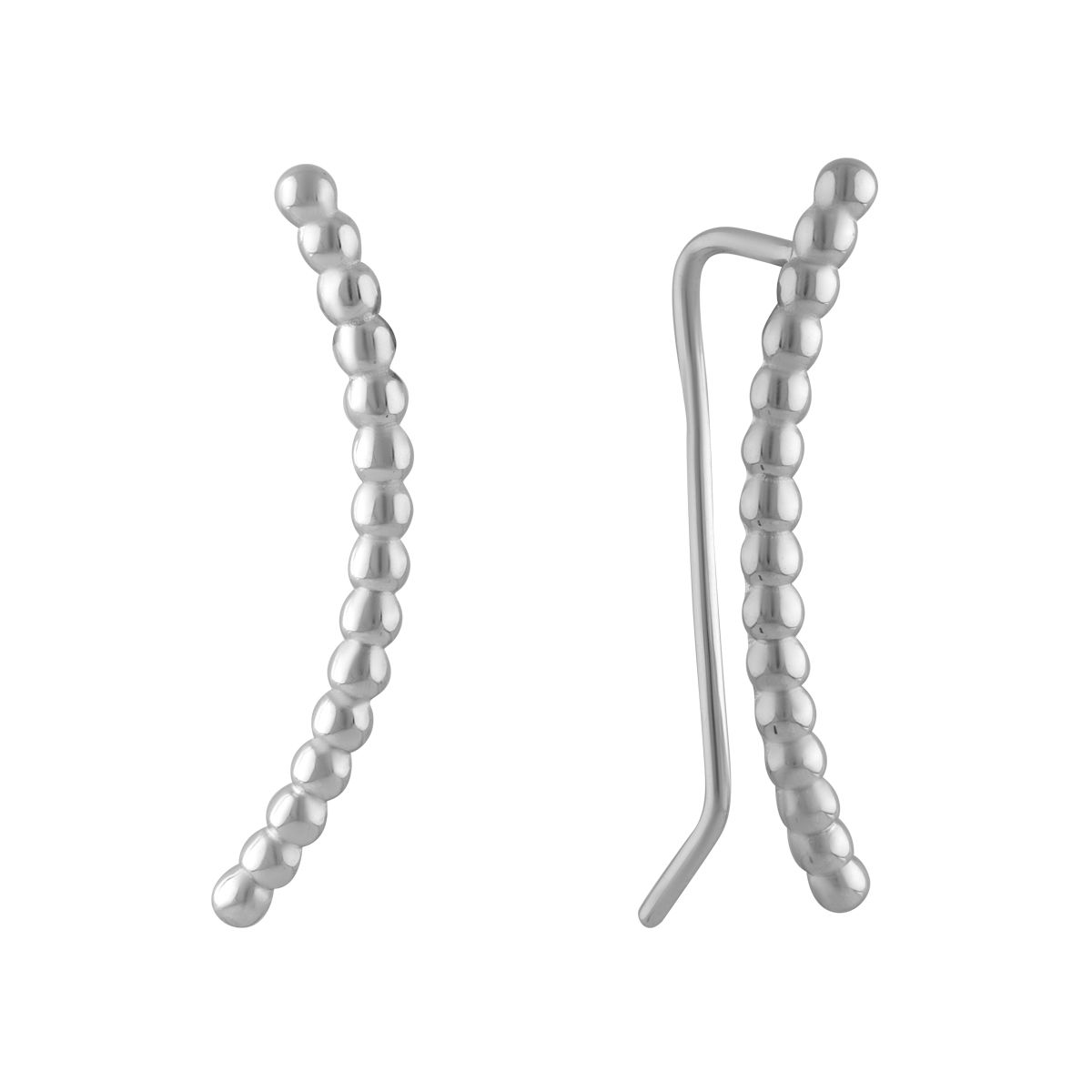 

Срібні сережки без каміння (2087038)