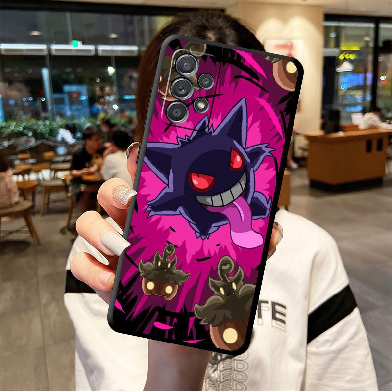 Soft Case For Smaung Galaxy A52 A13 A53 A12 A51 A32 A21s A33 A22 A23 A31 A03 A72 A41 A11 A04 Phone Cover Pokemon Gengar Cool Sac