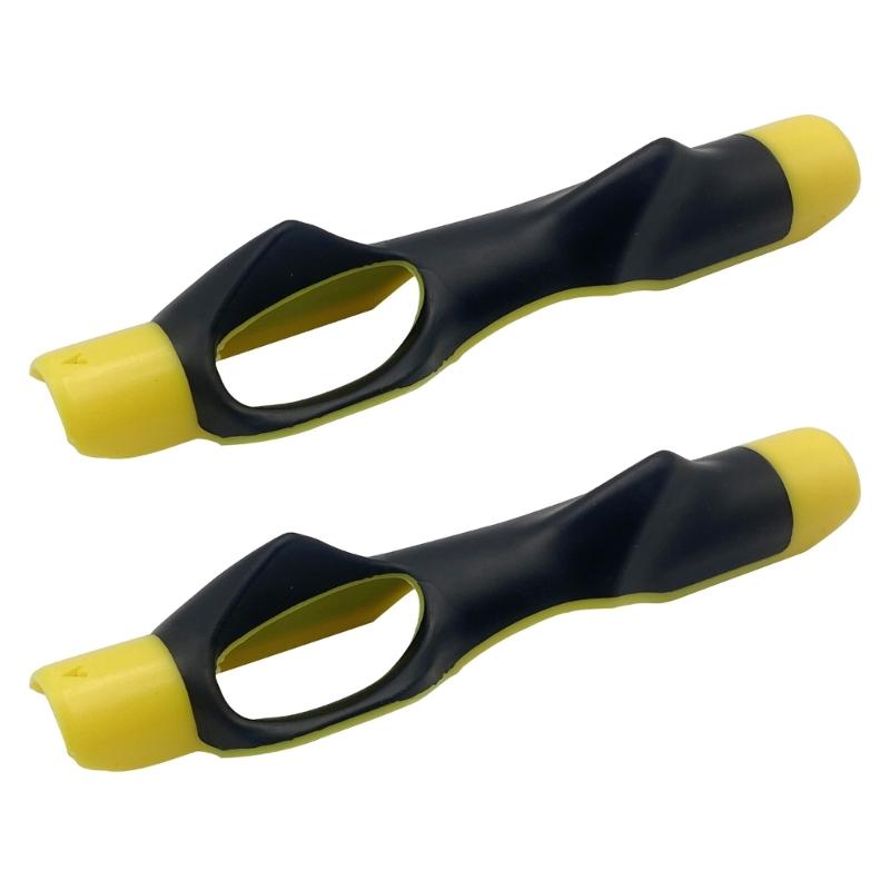 

2pcs Golf Swing Aid Trainers Ergonomic Right Hand Grip Enhances Control and Precisions During Practice