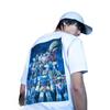 2025 Japanese Anime Gundam Short-sleeved T-shirt Hot-blooded Animation Men's Women's Summer Cotton  T-shirt New