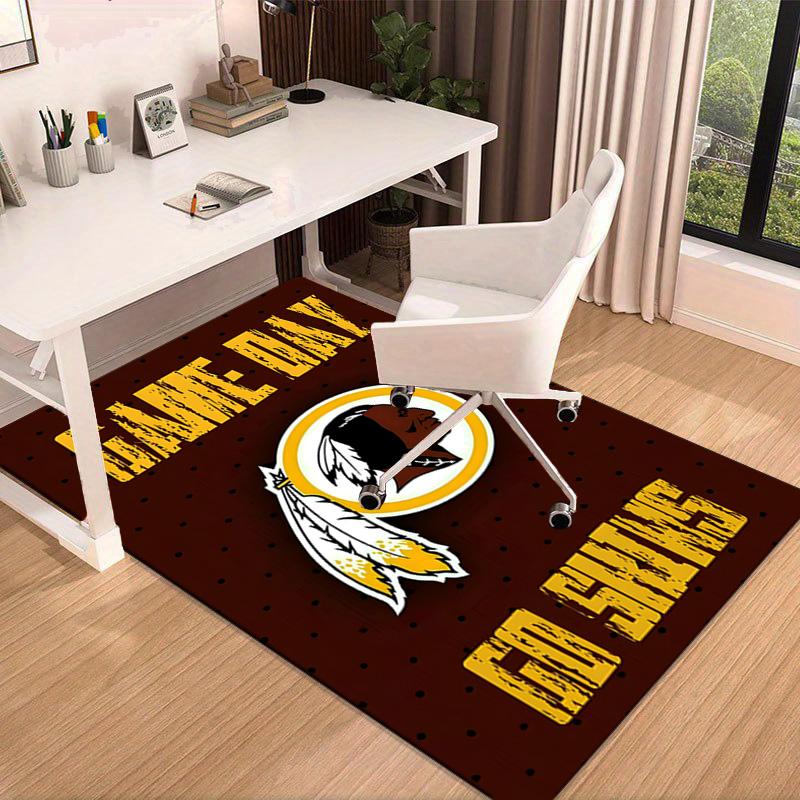 Washington Redskins Area Rug for Office, Chair Rug, Decorative Carpet Livingroom Mat, Large Size Fan gifts Christmas gifts