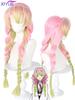Ayollar uchun qisqa to'g'ri sochli ponytail parik, chelkali, anime cosplay kostyumi, Halloween partiyasi parigi