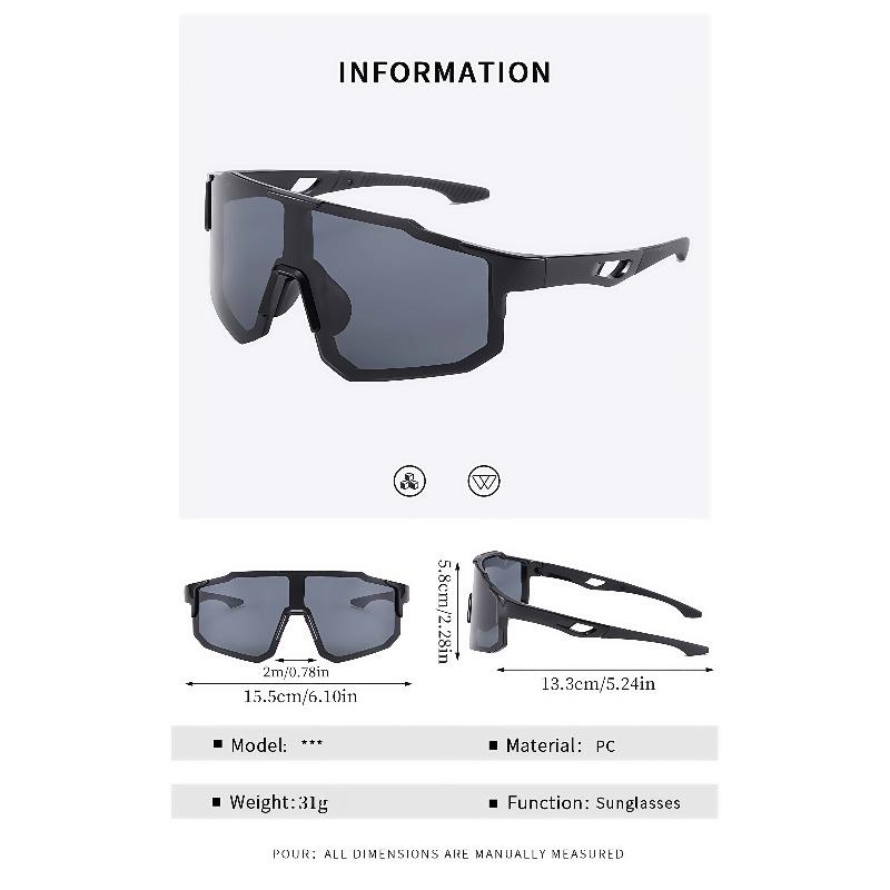 2 Piece Set of New der Cycling Fashion Glasses for Men and Women Outdoor Sports Windproof Mountain Bike Goggles