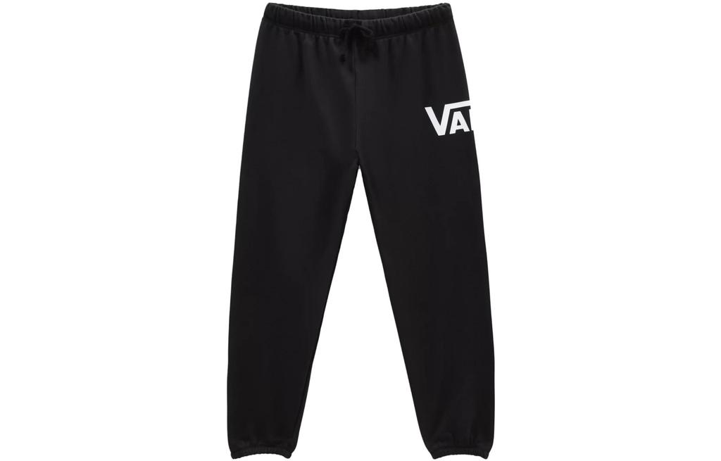 Vans Knitted Sweatpants Women's Black Moderate Cuffed Pants VN0A7RMTBLK