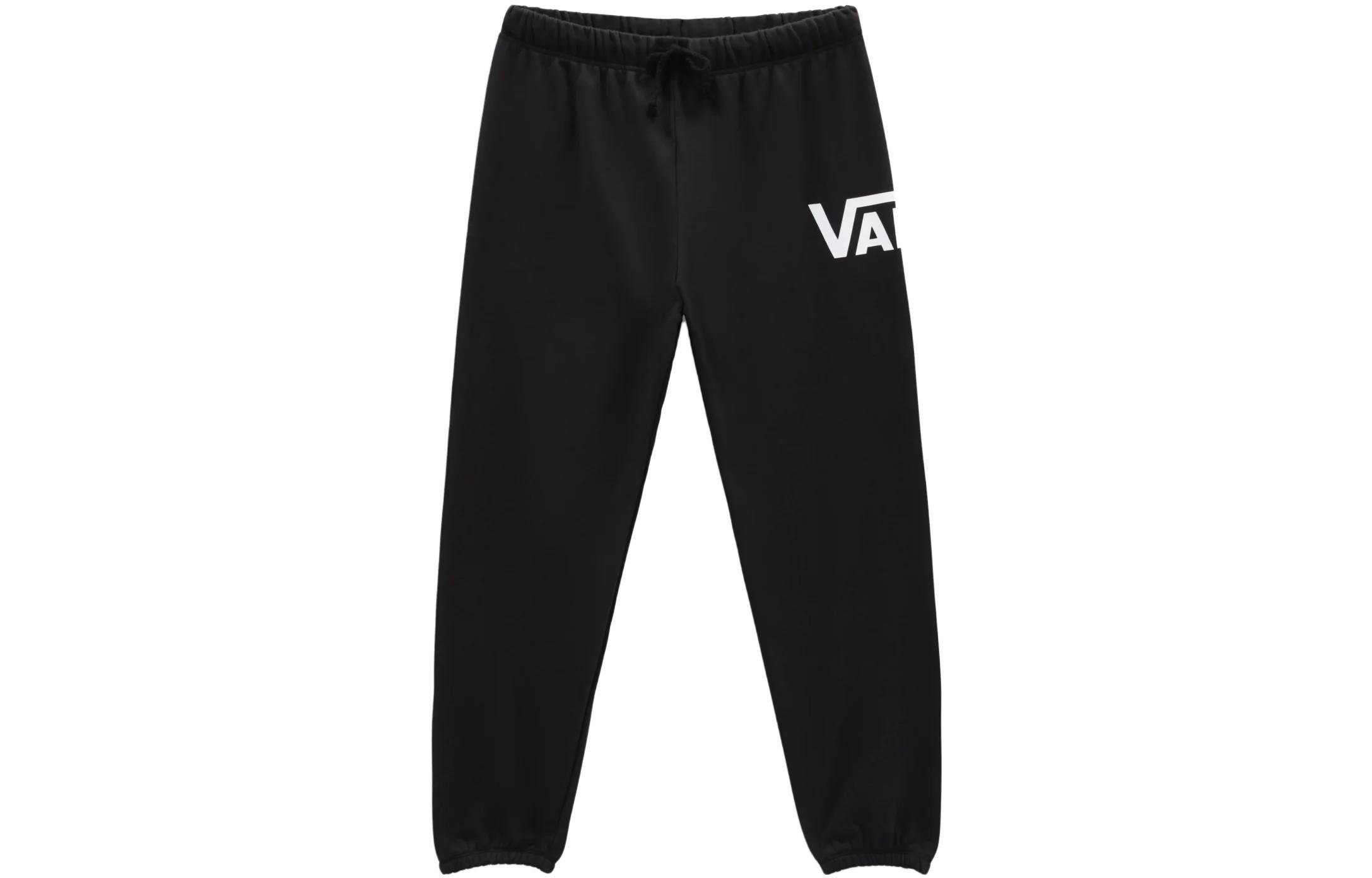 Vans Knitted Sweatpants Women s Black Moderate Cuffed Pants VN0A7RMTBLK S