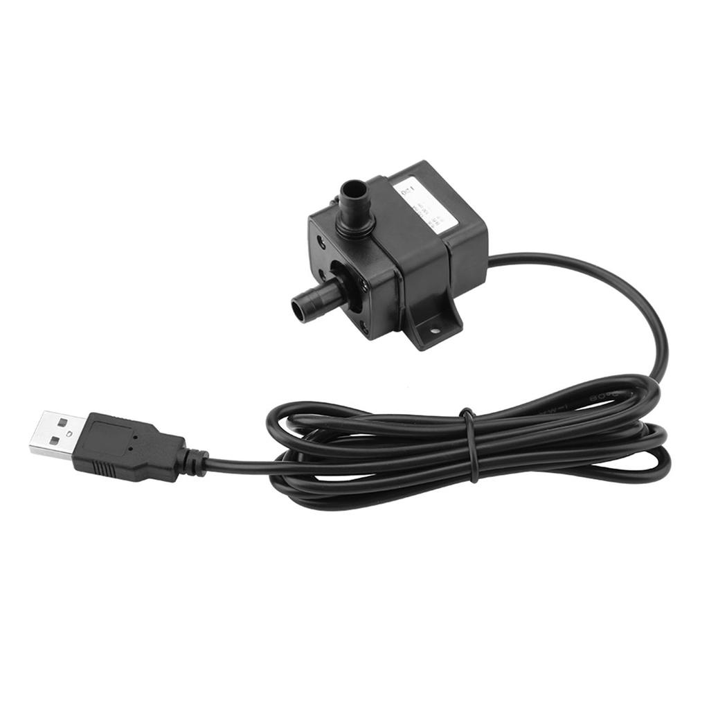 USB DC 5V Brushless Pump Aquarium Fish Tank Fountain Water Circulation Immersible Pump