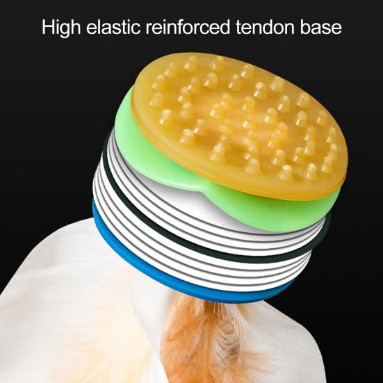 1/2/5 Pz Volani con Piume Leggeri Portatili Ispessiti Volani con Piume Colorate Sport all'Aperto con i Piedi