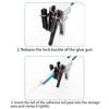 100ml 45g Silicone Glue Gun for Auto Repair Engine 704 Sealed Toothpaste Manual Extrusion Aluminum Tube Glue Applicator