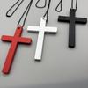 Halloween Vintage Wooden Cross Choker Necklace Gothic Fun Jewelry