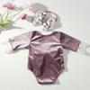 Infant Bowknot Romper and Hairband Photo Clothing Set Photoshooting Props Newborn Shower Gifts Baby Photography Outfit