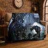 Demon Hunter Arthas World of Warcraft WOW Game Flannel Blanket Soft Warm Throw Blanket for Bedroom Living Room Bed Travel picnic