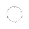 & Co. Elsa Peretti™ Perle al Metro™ Bracciale Cuore Aperto in Argento Bracciale Unisex 60145812