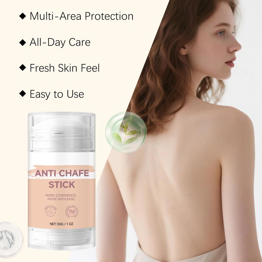 Anti-Friction Skin Balm Stick Feet & Heels, Forearms Moisturizing Relieves discomfort from friction Daily care