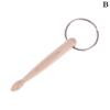 Mini Drum Sticks Keychain Wood Drumsticks Key Ring Chain Keyfob Accessories