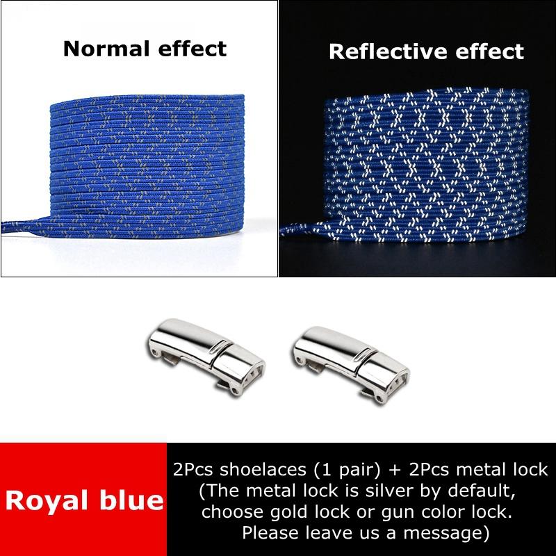 Magnetic Shoelaces for Sneakers Elastic Laces Without Ties Kids Adult Quick Shoe Lace Reflective No Tie Shoe Laces Rubber Bands