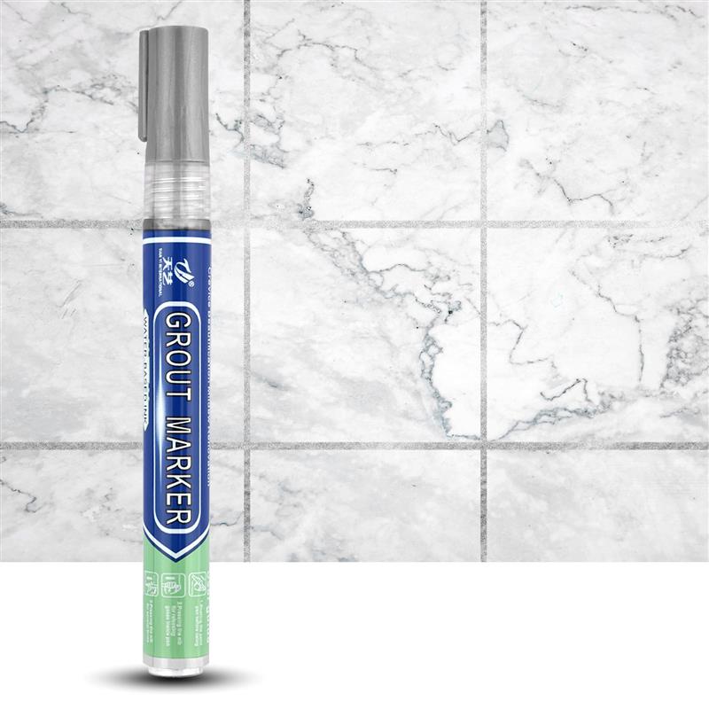 Tile Grout Pens White Waterproof Tile Marker Grout Pen Wall Seam Pen For Tiles Floor Bathroom Decontamination Seam Repair Tools
