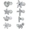 Stainless Steel Dermal Anchors Base Hypoallergenical Body Piercing Jewelry Fashionable Accessory for Sensitive Skin